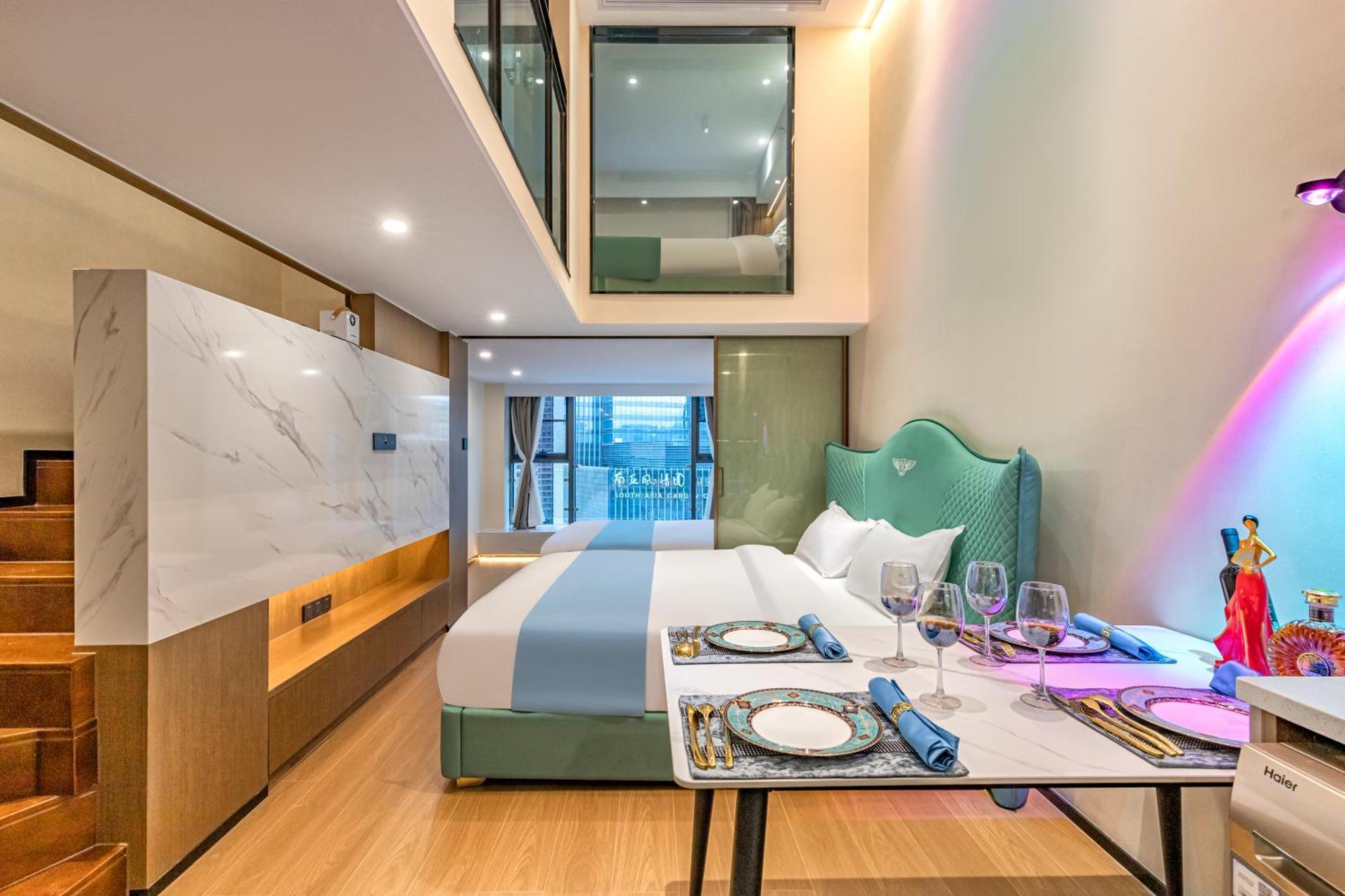 Kunming Dianchi Mideel International Apartment - South Asian Style Fuhai Metro Kültér fotó